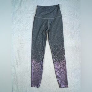 Beyond Yoga Sportflex Alloy Shiny Ombre High Waisted Midi Leggings S